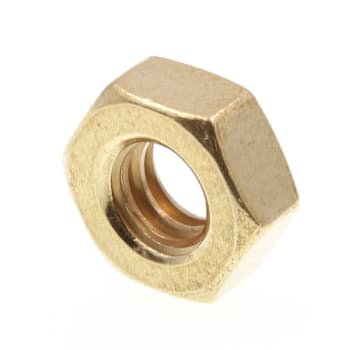 Image for Prime-Line Machine Screw Hex Nuts 1/4"-20 Solid Brass Package Of 25 from HD Supply