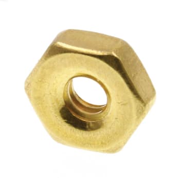 Image for Prime-Line Machine Screw Hex Nuts #6-32 Solid Brass Package Of 50 from HD Supply