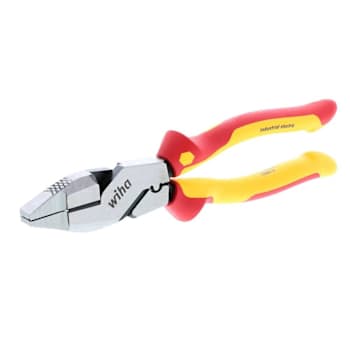 Wiha Insulated Industrial Ne Style Lineman’s Pliers With Crimpers 9.5"