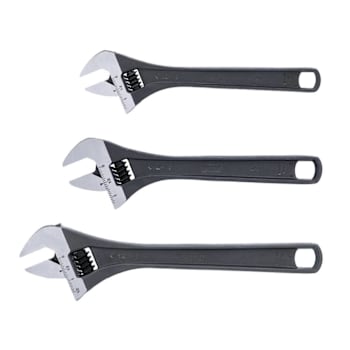 Wiha 3 Piece Adjustable Wrench Set