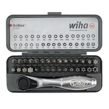 Image for Wiha 32 Piece Gobox Master Torx Bit Set With Mini Ratchet from HD Supply
