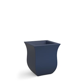Mayne Valencia 16x16 Square Planter  - Neptune Blue