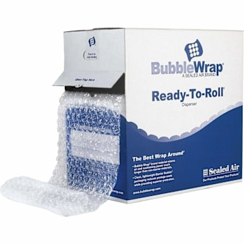 Sealed Air Clear 12"X650ft Bubble Wrap Perforated Roll