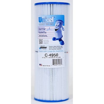 Unicel C-4950 Hot Tub And Spa 50 Sq. Ft. Replacement Filter Cartridge White