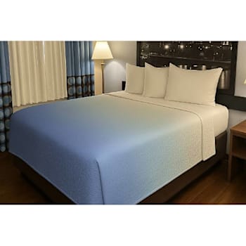 Image for Golden Mills Kng Ombré Ocean Top Sheet Simply Ready™ Stain Resistance Case Of 12 from HD Supply