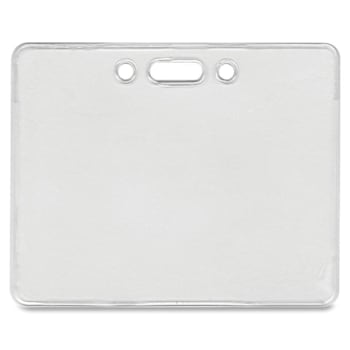 Advantus Proximity Card Horizontal Badge Holder 2.25"X3.5" Clear Package Of 50