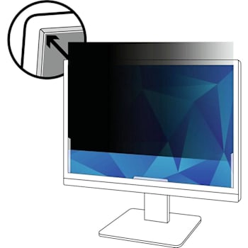 3M Privacy Filter Black Matte For 21.5" Widescreen Lcd Monitor