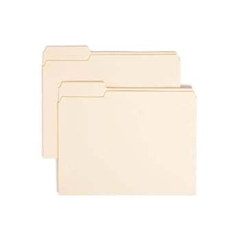 Smead 1/3 Tab Letter File Folder 8.5" X 11" Package Of 100