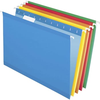 Pendaflex 1/5 Tab Legal Hanging Folder 8.5" X 14" Assorted Colors Package Of 25
