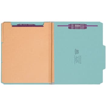 Smead Safeshield 2/5 Tab Letter Classification Folder 8.5" X 11" Package Of 10
