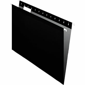 Pendaflex 1/5 Tab Letter Hanging Folder 8.5" X 11" Black Package Of 25