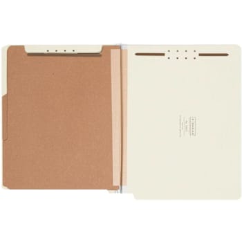 Smead Classification Folder With 2 Dividers 8.5" X 11" Gray/Green Package Of 10