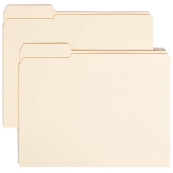 Smead 1/3 Tab Letter File Folder 8.5"X11" 0.75" Expansion Manila Package Of 100