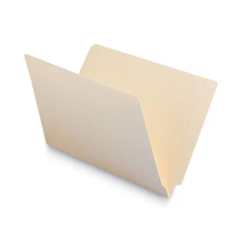 Smead Straight Legal End Tab File Folder 8.5" X 14" Manila Package Of 100