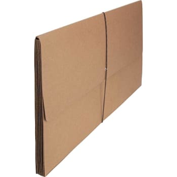 Business Source Legal File Wallet 8.5" X 14" 5.25" Expansion Brown
