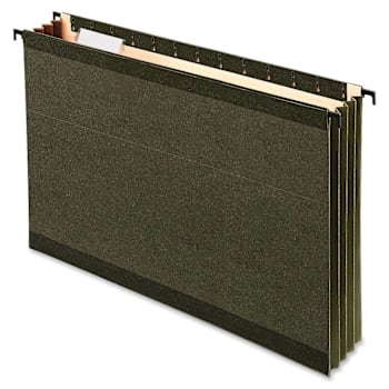 Pendaflex Surehook Legal Hanging Folder 8.5" X 14" Green Package Of 4