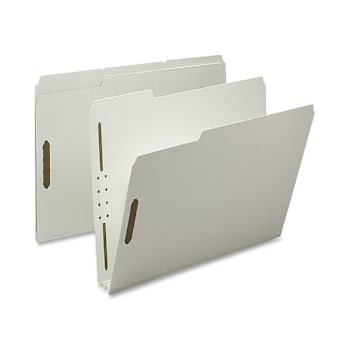 Nature Saver 1/3 Tab Letter Folder 8.5x11" 2" Expansion Gray/Green Package Of 25