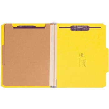 Smead Safeshield Letter Classification Folder 8.5" X 11" Yellow Package Of 10