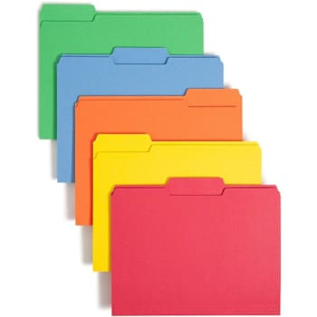 Smead 1/3 Tab Letter File Folder 8.5"X11" 0.75" Expansion Package Of 100