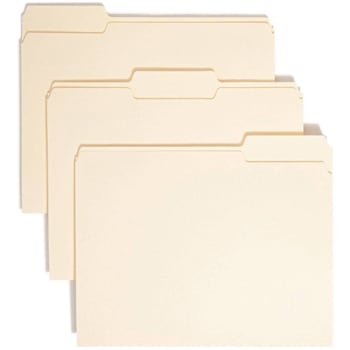 Image for Smead 1/3 Tab Letter File Folder 8.5" X 11" 0.75" Expansion Package Of 100 from HD Supply