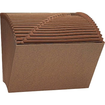 Smead Letter Expanding File 8.5" X 11" 7/8" Expansion 21 Pockets Redrope