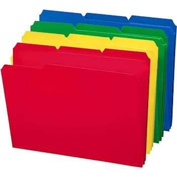 Smead 1/3 Tab Letter File Folder 8.5" X 11" 0.75" Expansion Package Of 24