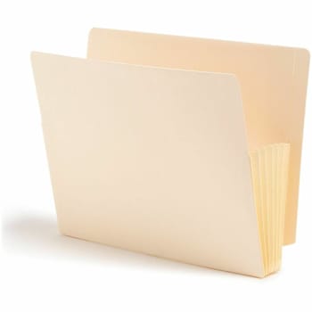 Smead Straight Tab Letter File Pocket 8.5" X 11" Manila Package Of 10