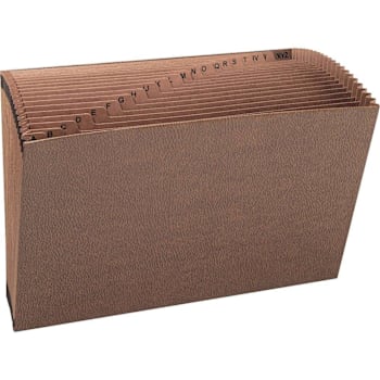 Smead Tuff Legal Expanding File 8.5" X 14" 0.88" Expansion 21 Pockets Redrope