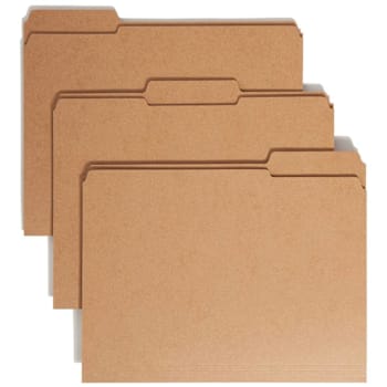 Smead 1/3 Tab Letter File Folder 8.5" X 11" Package Of 100