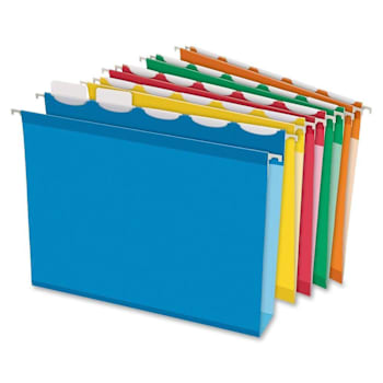 Pendaflex Letter Hanging Folder 8.5" X 11" Assorted Colors Package Of 20