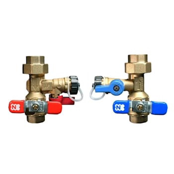 Noritz 3/4 Aca‚ A Lead-Free Isolation Valve Kit,tankless Water Heaters Threaded Male