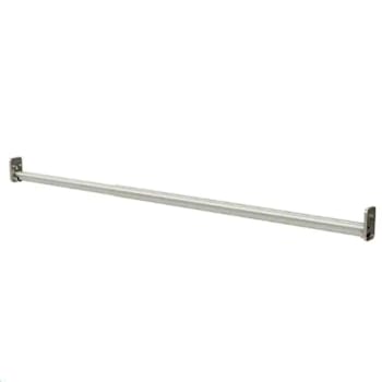 Adjustable Closet Rod, Zinc Plated, 30" To 48"