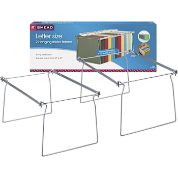 Smead Hanging Folder Frame Letter Steel Gray Package Of 2