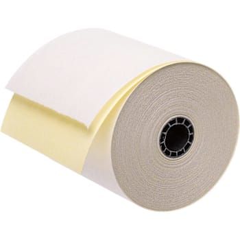 Iconex 2-Part Cash Register Roll 3" X 90 Ft Carbonless White Package Of 50