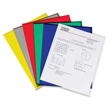 C-Line Heavyweight Project Folder 8.5" X 11" Polypropylene Package Of 25