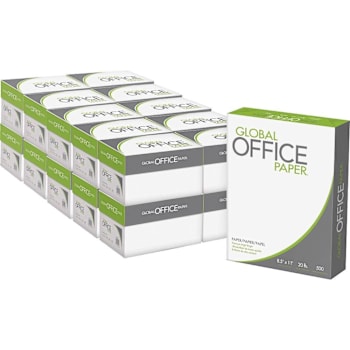 Global Office Paper 8.5" X 11" 20 Lb Basis Weight Package Of 500