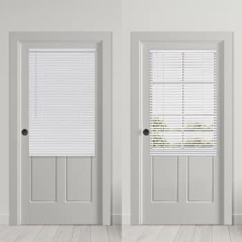 Image for St. Charles Magne 25 X 42 White Cordless Magnetic Mini Blind For Metal Doors from HD Supply