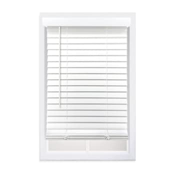 Image for St. Charles 2" Smooth Faux Wood Blind, White, 72" X 48" from HD Supply