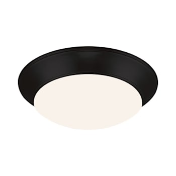 Image for Seasons 11-Inch Dome 17w Dimmable Integrated LED Flush Mount Light With 5 CCT Selectable, Matte Black from HD Supply