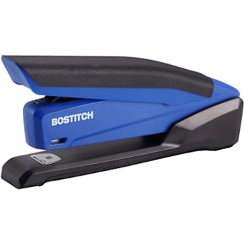Bostitch Inpower One-Finger Spring-Powered Desktop Stapler Black/Blue