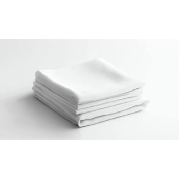 Bokser Spun Soft Napkin, 100% Polyester, 20x20, White Case Of 144