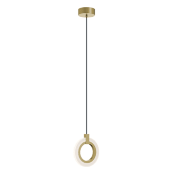 Image for Afx Halo 8" LED Pendant, 27/30/35/40/50k, Light Antique Brass from HD Supply
