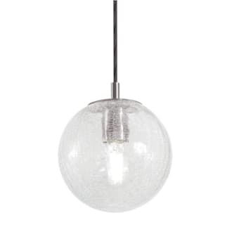 Image for Afx Palla 7" One-Light Medium Base Pendant, Satin Nickel from HD Supply