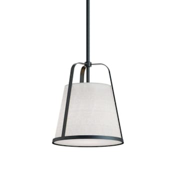 Image for Afx Lizzette 10" One-Light Medium Base Pendant, Black from HD Supply