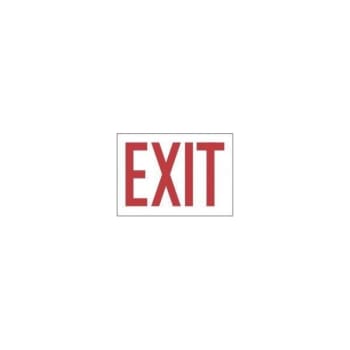 Image for Brady® 10 X 14" Self Sticking Polyester "EXIT" Sign from HD Supply