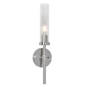 Image for Afx Huntington 18" One-Light Medium Base Indoor Wall Sconce, Satin Nickel from HD Supply