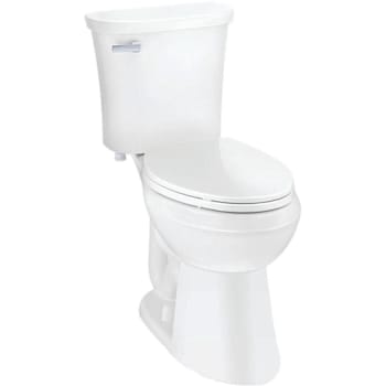 Seasons Power Flush 2-Piece All-In-One 1.28 GPF Single Flush Elongated Toilet, White