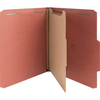 Nature Saver 2/5 Tab Letter Classification Folder 8.5" X 11" Package Of 10