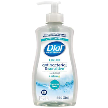 Dial® Pro Fragrance Free Antibacterial & Sensitive™ Hand Soap 11 Oz Case Of 12