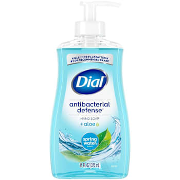 Dial® Antibacterial Defense™ Spring Water® Liquid Hand Soap, 11oz Case Of 12